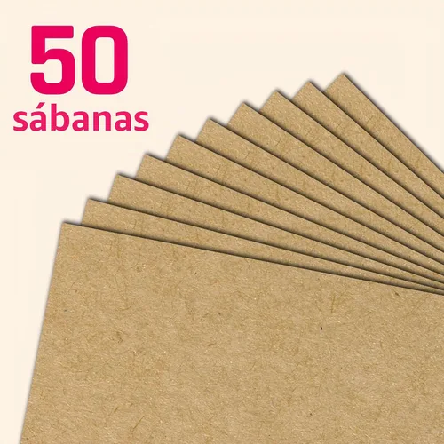 Vista 6 de 50 hojas, cartulina kraft marrón, 200 GSM (cubierta de 75 libras), 8.5 x 11 pulgadas