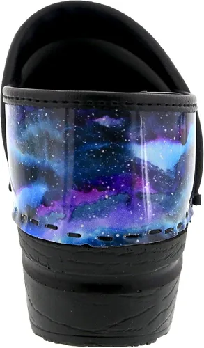 Vista 5 de BJORK Swedish Comfort - Zuecos de cuero para mujer, con estampado profesional