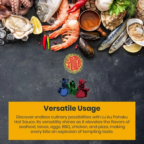 Vista 5 de Lu'au Pohaku - Salsa picante de piña – 1er lugar 2025 Premios Scovie – Carolina Reaper Heat con sabor tropical – Lote pequeño, 5 onzas por