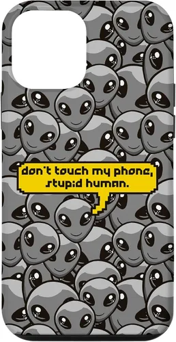 Vista 16 de Alien Dont Touch My Phone Stupid Human Funny Space Lover Case for iPhone 17