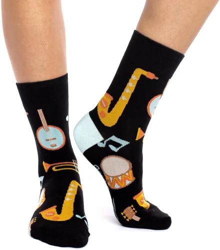 Vista 2 de Good Luck Sock Calcetines musicales para mujer, adulto