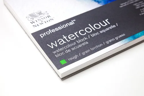 Vista 4 de Winsor & Newton Bloque de papel de acuarela profesional, 7" x 10", prensado en frío