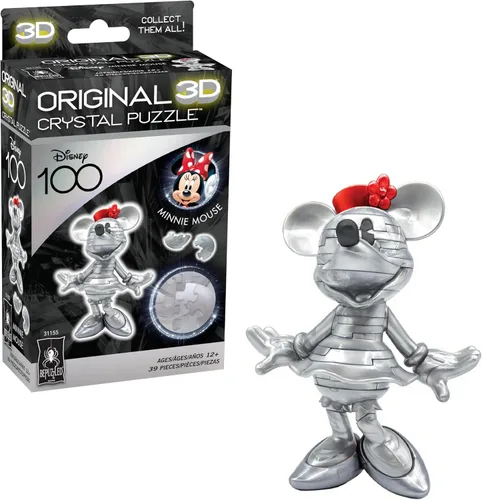 Vista 8 de BePuzzled Puzle de cristal 3D original de Disney Mickey Mouse, para mayores de 12 años