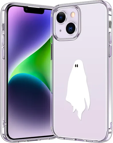 Vista 21 de bicol Funda para iPhone 14 con diseños claros y modernos para mujeres y niñas, [con protector de pantalla] ajuste delgado, a prueba de golpes, funda