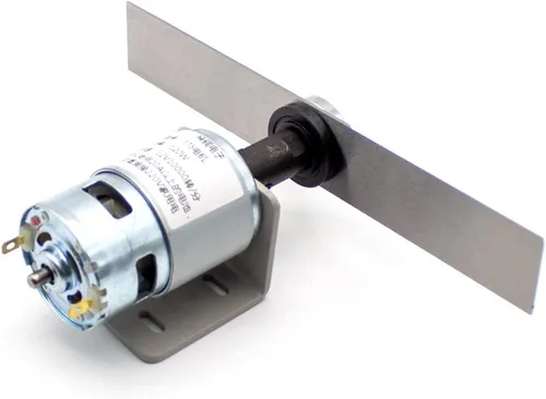Vista 8 de DIY Cortacésped Set DC 12V 775 Motor Manganeso Acero Hoja Jardín Cortadora Herramientas Mini Hierba Cortadora