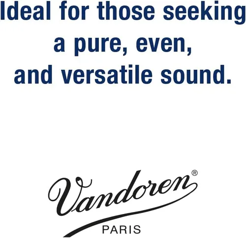 Vista 3 de Vandoren CR101 Bb lengüetas tradicionales para clarinete con resistencia 1; Caja de 10