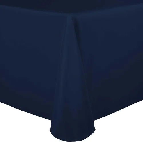 Vista 8 de Ultimate Textile 60 x 102 in Oval Tablecloth Polyester Linen - Machine Washable Stain & Wrinkle Resistant Seamless Design for Dining Events - Aqua