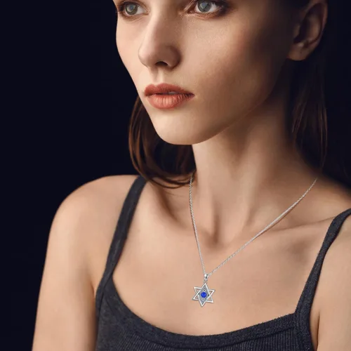 Vista 3 de OHAYOO Snake Necklace 925 Sterling Silver Heart Snake Necklace Snake Pendant Jewelry Gifts For Women Girls