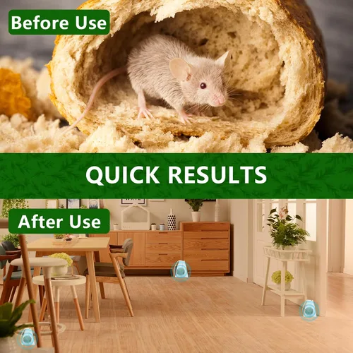 Vista 2 de Mouse Rodent Repellent, 24 Pack Peppermint Lemon Oil Mice Repellent for Squirrel Rats Spider Pests, Natural Deterrent for Kitchen, Warehouse, Car