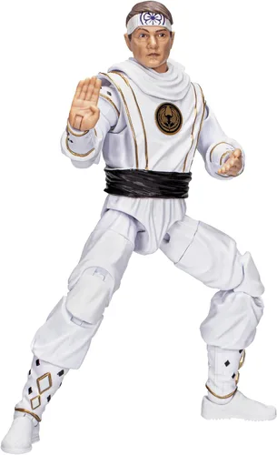 Vista 2 de Hasbro - Power Rangers X Cobra Kai Lightning Collection Morphed Daniel LaRusso White Crane Ranger