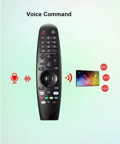 Vista 4 de Control remoto mágico por voz universal para LG C9 B9 W8 E8 SM86 SM95 UM71 UM80 SK8000 SK9500 UK6500 UK7700 NANO81 CX GX PUA Series Smart TV MR19BA