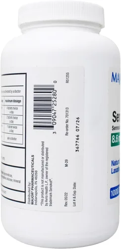 Vista 4 de Comprimidos laxantes Major Senna 8.6mg 1000ct