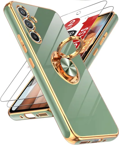 Vista 15 de LeYi Funda para iPhone XR: con Protector de Pantalla de Vidrio Templado [Paquete de 2] Soporte de Anillo Giratorio de 360°, Soporte Magnético