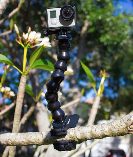 Vista 9 de Jaws soporte flexible con pinza, con cuello de cisne adaptable para cámaras Gopro Hero 5, 4, Session, 3+, 3, 2, 1