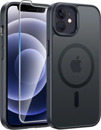Vista 228 de FNTCASE Funda para iPhone 17 Pro: Fundas delgadas translúcidas de color azul claro compatibles con MagSafe, protección completa de la cámara