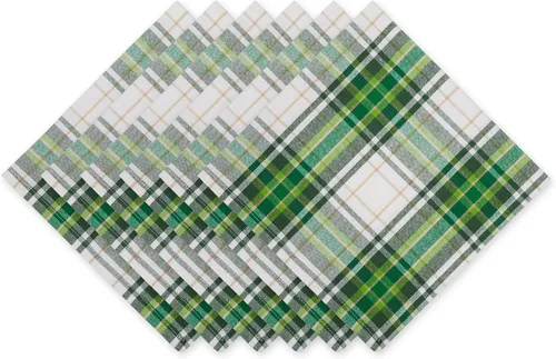 Vista 22 de DII Juego de manteles individuales reversibles de la colección del Día de San Patricio, 13 x 19, herradura de trébol, 4 piezas