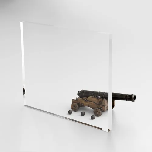 Vista 15 de Fab Glass and Mirror ACR12M5X7RC - Hoja de plexiglás acrílico de plástico PET de 5 x 7 x 1/2 pulgadas de grosor con película protectora, peso ligero