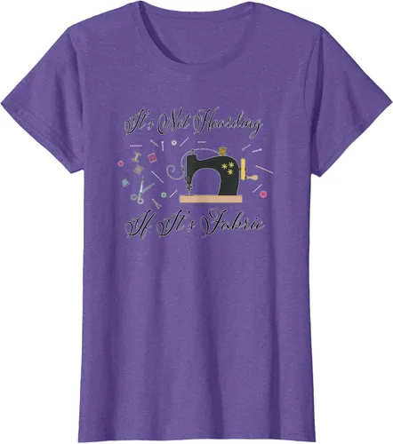 Vista 30 de It's Not Hoarding If Its - Camiseta de costura para acolchado, Blanco, S