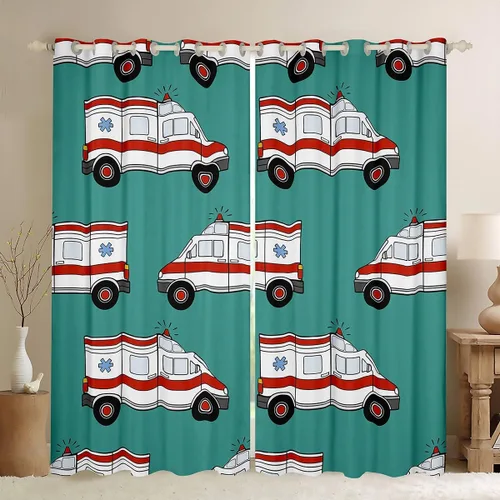 Vista 23 de Feelyou Cortinas opacas con estampado de leopardo para dormitorio, sala de estar, safari, cortinas de oscurecimiento de habitación con purpurina