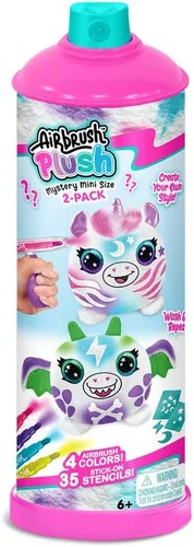 Vista 10 de Canal Toys Personaliza el paquete de 2 mini misterios de peluche de aerógrafo. ¿Qué 2 peluches obtendrás? Decora, lava, repite. Personaliza tus