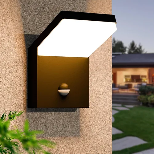 Vista 12 de Accesorios de luz al aire libre con sensor de movimiento, montaje en pared, aplique de pared exterior, luz de porche, luces de garaje, luces