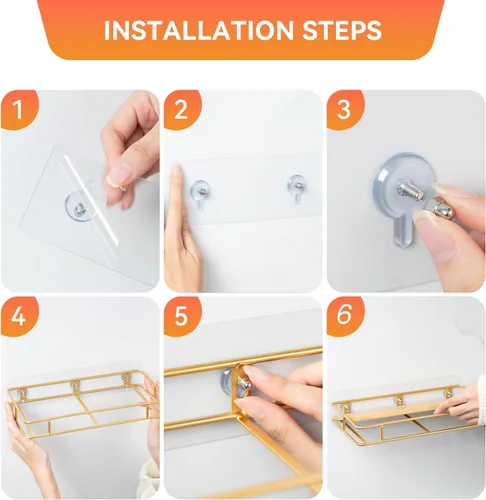 Vista 7 de Accesorios de baño dorados, hermoso juego de decoración de baño, juego de regalo de cerámica de 5 piezas, dispensador de jabón, soporte para cepillo