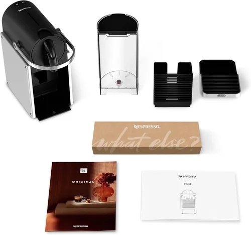 Vista 3 de De'Longhi Nespresso Pixie EN127.S, cafetera totalmente automática, cafetera de un botón con multifunción, juego de bienvenida incluido, diseño