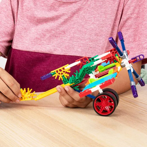 Vista 3 de K'NEX Juego de 30 modelos de cruceros personalizados con bolsa de almacenamiento, kit de construcción STEM, construcción para niños, juguete