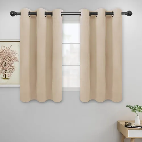 Vista 153 de Easy-Going - Cortinas opacas para dormitorio, aislamiento térmico sólido con ojales, cortinas de ventana para reducción de ruido, cortinas