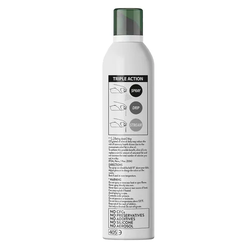 Vista 11 de Mantova Spray de Aceite de Oliva Virgen Extra con Sabor a Cúrcuma, spray de cocina saludable para el corazón perfecto para ensaladas, salsas