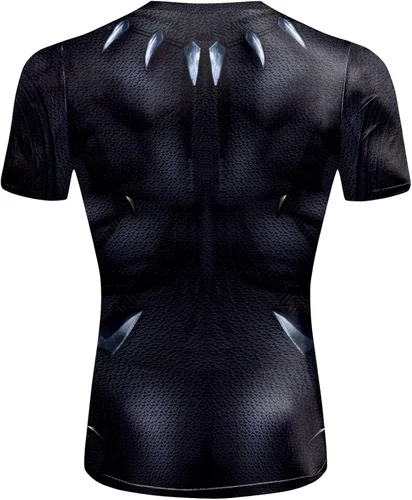 Vista 3 de Dimplier Camisetas deportivas de compresión para hombre, de manga corta, para entrenamiento atlético