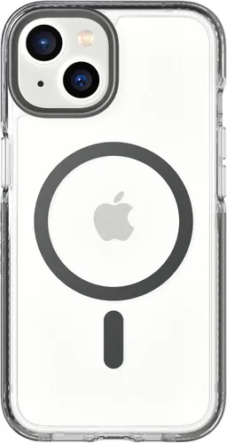 Vista 14 de tech21 iPhone 14 Pro Evo Crystal compatible con MagSafe® - Funda transparente que absorbe los golpes y los arañazos con protección FlexShock