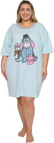 Vista 3 de Disney Camiseta de dormir para mujer, estampado de Mickey Minnie Mouse, talla única y grande