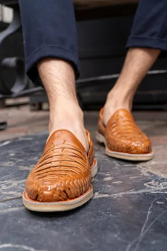 Vista 8 de Mexico en la Piel Leather Shoes for Mens, Pull on Comfortable Loafers