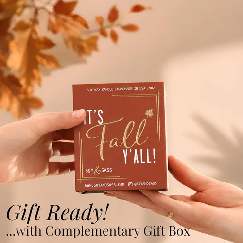 Vista 7 de Vela de canela, velas de otoño, velas de Navidad, vela de soja perfumada de otoño 'Cinnamon Rolls' para el hogar, tarro reutilizable de 9 onzas, 50