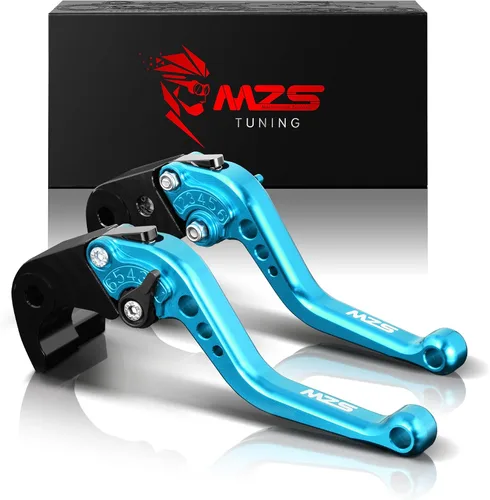 Vista 17 de MZS - Palancas de embrague/freno cortas ajustables para motocicleta, color negro, CNC, compatibles con Z900 17-24 / Z650 Z650RS EX650 ER6F 17-25