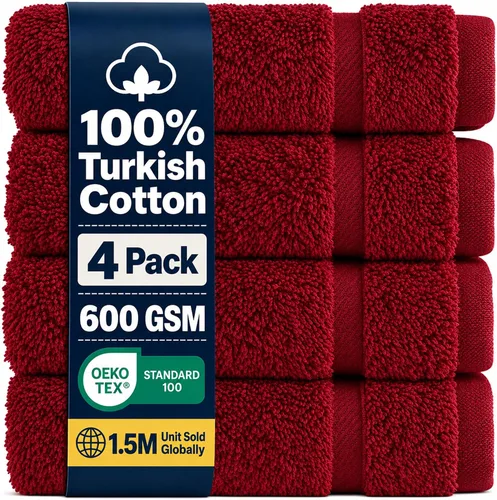 Vista 96 de Hawmam Linen - Juego de toallas de algodón turco original prémium, calidad de hotel para máxima suavidad y absorción, para cara, manos, cocina