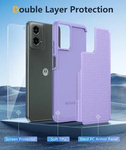 Vista 586 de FNTCASE Funda para iPhone 17 Pro: Fundas delgadas translúcidas de color azul claro compatibles con MagSafe, protección completa de la cámara