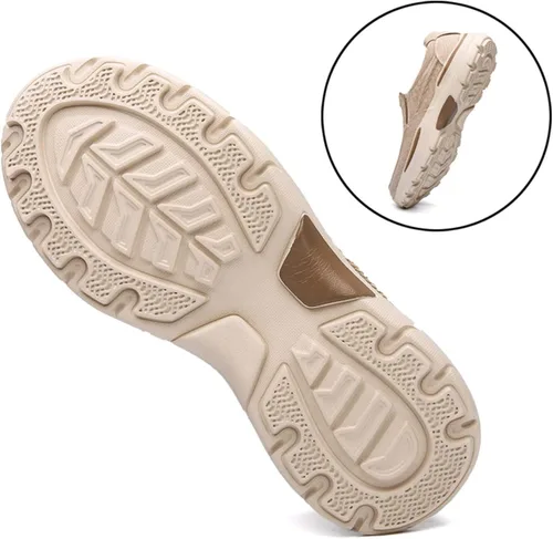Vista 5 de JAMONWU Zapatos de tela para hombre, mocasines casuales, zapatos para caminar, zapatos ligeros para exteriores