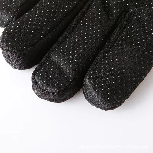 Vista 2 de ANBOOO Guantes de invierno Guantes fríos impermeables y antideslizantes para deportes al aire libre Guantes de protección para motos de alpinismo