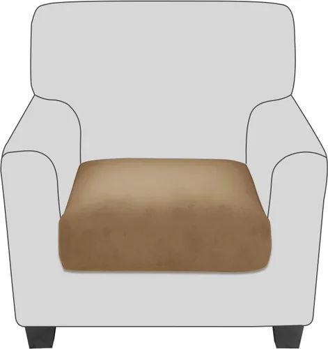 Vista 37 de Fundas de cojín de terciopelo para asiento de sofá, fundas elásticas para cojines de sofá, antideslizantes, protectores de muebles, fundas de cojín