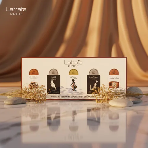 Vista 4 de Lattafa Giftset Collection Eau De Parfum Almizcle, Ámbar, Amaderado, Afrutado Fragancia de Perfume de Larga Duración