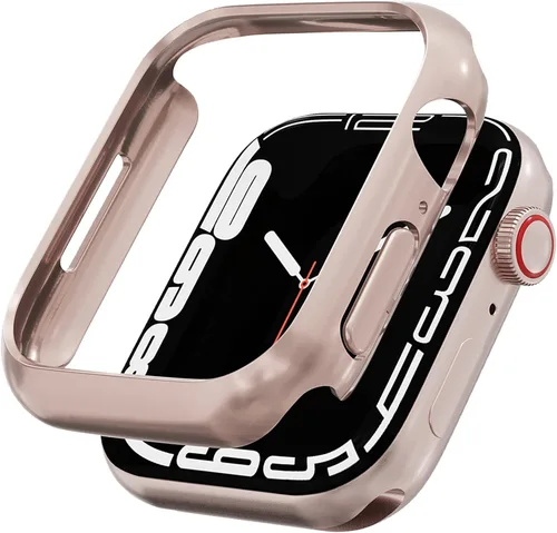 Vista 9 de Miimall Funda compatible con Apple Watch de 1.614 pulgadas para mujeres y hombres, de PC, ligera, a prueba de golpes, para Apple Watch de 1.614 Negro