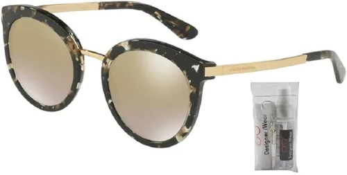 Vista 2 de Dolce Gabbana DG4268 Gafas de sol redondas para mujerkit de cuidado de gafas gratuito
