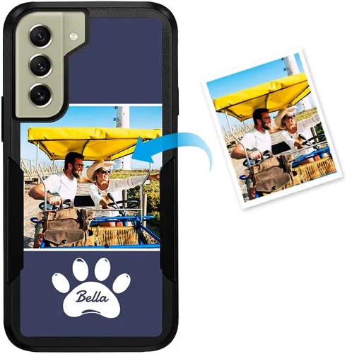 Vista 90 de Funda de teléfono personalizada para Galaxy S20 FE 5G, funda para teléfono multifoto, funda protectora resistente de doble capa a prueba de golpes