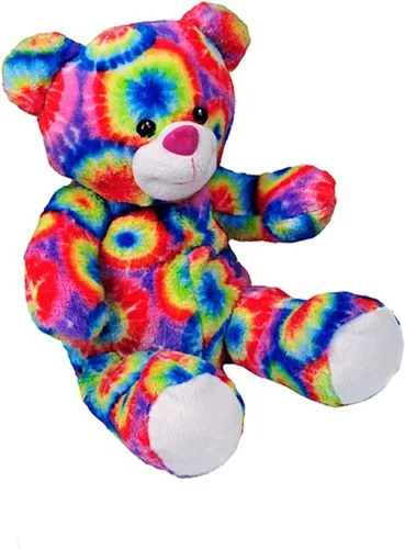 Vista 2 de Oso de peluche suave de 16 pulgadas con teñido anudado – We Stuff 'em...You Love 'em!