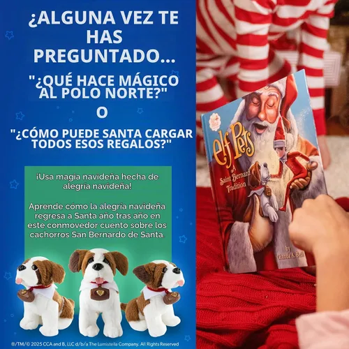 Vista 8 de The Elf on the Shelf Elf Pets Saint Bernard Book & Plush