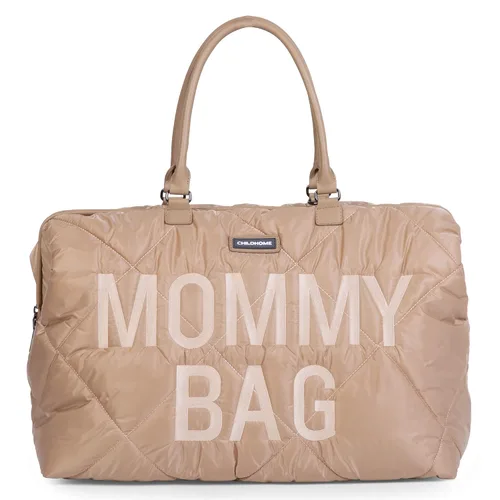 Vista 10 de Childhome Bolsa de pañales original para mamá, bolsa grande para viajes y hospital, imprescindible para el embarazo (berenjena)