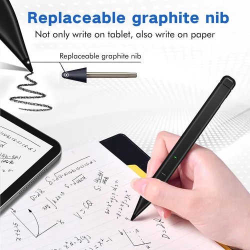 Vista 4 de Lápiz capacitivo para Microsoft Surface, JvKzaen Lápiz delgado para Surface con 4096 niveles de presión, batería de larga duración de 66H, carga