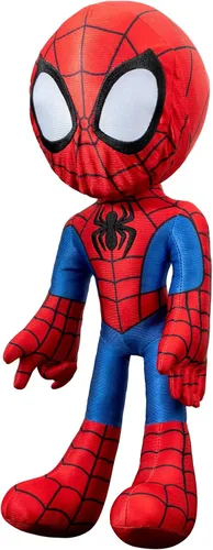 Vista 6 de Marvel Spidey and His Amazing Friends - Cuenta con revelación de héroe secreto de Spidey de peluche - Peluche de 12 pulgadas con sonidos - Juguetes
